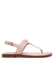 MICHAEL Michael Kors Sandały T-Strap 40S5MAFS4L Różowy. Czerwone sandały damskie MICHAEL Michael Kors, bez wzorów, ze skóry, bez obcasa, na płaskiej podeszwie, bez zapięcia. W wyprzedaży za 369.99 zł.