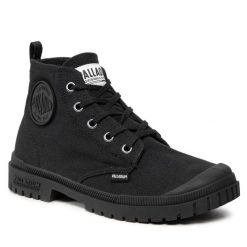 Trapery Palladium. Czarne trapery damskie Palladium, bez zapięcia. Za 229.99 zł.