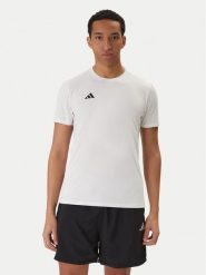 Adidas Koszulka techniczna Adizero Essentials IN1157 Biały Slim Fit. Białe koszulki sportowe męskie Adidas, m, bez wzorów, z syntetyku, bez ramiączek, do biegania. Za 129.99 zł.