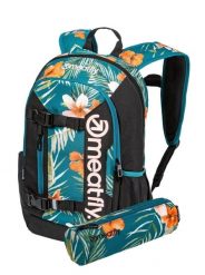Plecak Basejumper z kieszenią na laptopa 22L Meatfly + piórnik. Plecaki męskie Meatfly, bez wzorów, z materiału, sportowe. Za 254.99 zł.