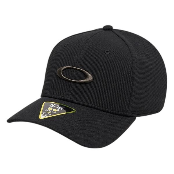 Czapka z daszkiem Oakley Tincan Remix. Czarne czapki damskie Oakley, bez wzorów, klasyczne. Za 191.50 zł.