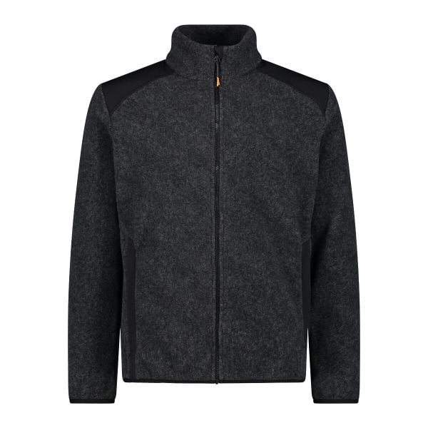 Kurtka wooltech CMP. Czarne kurtki męskie CMP, xl, bez wzorów, z wełny, bez kaptura. Za 543.70 zł.
