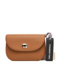 KARL LAGERFELD Torebka A4W30008 Brązowy. Brązowe listonoszki damskie KARL LAGERFELD, bez wzorów, ze skóry, bez dodatków. Za 619.99 zł.