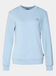 Napapijri Bluza B-Nina NP0A4H85 Błękitny Regular Fit. Niebieskie bluzy damskie Napapijri, m, bez wzorów, z bawełny, bez ramiączek, bez kaptura. Za 199.99 zł.