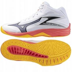 Buty Mizuno THUNDER BLADE Z MID V1GA237598. Obuwie sportowe damskie Mizuno, bez wzorów, bez zapięcia. Za 307.24 zł.