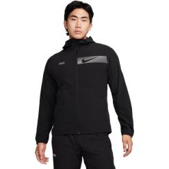 Bluza z kapturem Nike Unlimited, Mężczyźni. Czarne bluzy męskie Nike, l, bez wzorów, z poliesteru, z kapturem, na fitness i siłownię. Za 534.99 zł.