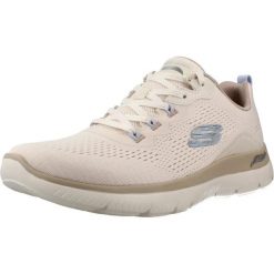Buty SKECHERS 150754S ARCH FIT SUMMITS DAILY FLOW Beżowy. Brązowe obuwie trekkingowe damskie Skechers, z tkaniny, bez zapięcia. Za 301.99 zł.