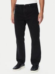 HUGO Jeansy Jonah 50572789 Czarny Regular Fit. Czarne jeansy męskie Hugo, z bawełny. Za 399.99 zł.