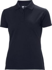 Helly Hansen Women's T-shirt HELLY HANSEN Manchester Polo, black S. Czarne t-shirty damskie Helly Hansen, s, bez wzorów, bez kołnierzyka, bez ramiączek. Za 116.03 zł.