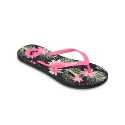 Sandały dla Kobiety BY THE SEA Czarny. Czarne sandały damskie Roxy, bez wzorów, z gumy, bez obcasa, bez zapięcia. Za 74.99 zł.