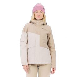Damska kurtka narciarska Protest Patsy. Białe kurtki sportowe damskie Protest, na zimę, bez wzorów, bez ramiączek, bez kaptura, narciarskie. Za 851.50 zł.