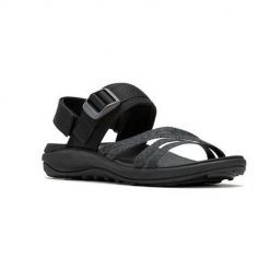 Buty trekkingowe damskie Merrell District 4. Czarne obuwie trekkingowe damskie Merrell, z materiału, bez zapięcia. Za 414.00 zł.