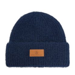 Czapka Beverly Hills Polo Club. Niebieskie czapki męskie Beverly Hills Polo Club, na zimę, bez wzorów. Za 69.99 zł.