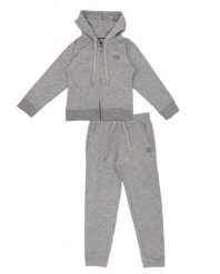 Bluza z bawełna z kaptur na co dzień na siłownię. Szare bluzy damskie LEONE 1947 APPAREL, bez wzorów, z bawełny, bez ramiączek, bez kaptura. Za 84.16 zł.