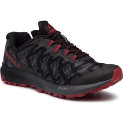 Trekkingi MERRELL - Agility Synthesis Flex J85767 Black/Cherry. Czarne trekkingi męskie Merrell, z materiału, bez zapięcia. Za 399.00 zł.