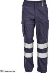 CERVA HUELVA - spodnie reflex - granatowy 62. Niebieskie spodnie sportowe męskie CERVA, m, bez wzorów. Za 65.45 zł.