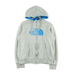 Second life - Męska bluza z pełnym zamkiem - Stan bardzo dobry. Szare bluzy męskie The North Face, m, bez wzorów, sportowe, bez ramiączek, bez kaptura. Za 148.01 zł.