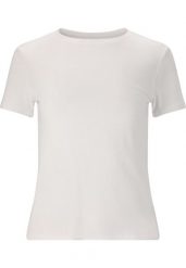 T-shirt damski Athlecia Tinashe V2. Białe t-shirty damskie Athlecia, bez wzorów, z materiału, klasyczne, bez kołnierzyka, bez ramiączek. Za 109.39 zł.