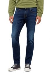 Męskie Spodnie Jeansowe MUSTANG Oregon Slim Denim Blue 1015865 5000 801. Niebieskie jeansy męskie Mustang, z bawełny, klasyczne. W wyprzedaży za 99.99 zł.