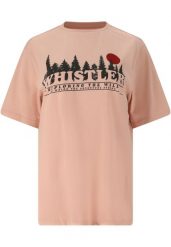 T-shirt damski Whistler Cashew. Czerwone t-shirty damskie Whistler, m, bez wzorów, z bawełny, eleganckie, bez kołnierzyka, bez ramiączek. Za 125.00 zł.