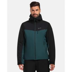 Męska kurtka narciarska Kilpi FLIP-M. Zielone kurtki sportowe męskie Kilpi, na zimę, m, bez wzorów, bez kaptura, narciarskie. Za 473.69 zł.
