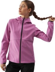 Kurtka damska softshell 4F F285 różowa 4FWAW24TSOFF285 54S S. Czerwone kurtki sportowe damskie 4F, s, bez wzorów, z softshellu, bez ramiączek, bez kaptura. Za 230.93 zł.
