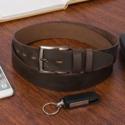 Pasek męski BELTIMORE r.125-140 cm E34 c. brązowy. Brązowe paski męskie . Za 59.99 zł.