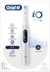 Szczoteczka Oral-B iO Series 6 White Alabaster + dodatkowa końcówka. Białe szczoteczki elektryczne Oral-B. Za 626.99 zł.