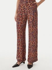 LOLA CASADEMUNT Spodnie palazzo MS2614002 Brązowy Wide Leg. Brązowe spodnie materiałowe damskie LOLA CASADEMUNT, bez wzorów, z materiału. Za 487.99 zł.
