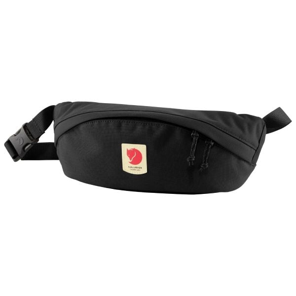 Nerka Fjallraven Ulvo Hip Pack Medium - black. Czarne saszetki i nerki męskie Fjällräven, bez wzorów. Za 219.99 zł.