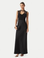 Rinascimento Sukienka wieczorowa CFC0127526003 Czarny Slim Fit. Czarne sukienki damskie Rinascimento, xl, bez wzorów, z syntetyku, wizytowe, bez kołnierzyka, bez ramiączek. Za 769.99 zł.