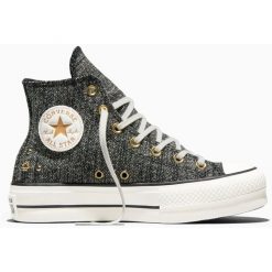 Buty sportowe Converse Chuck Taylor All Star Lift. Szare obuwie sportowe damskie Converse, bez wzorów, bez zapięcia. Za 590.00 zł.