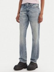 G-Star Raw Jeansy Lenoxx D28396-D434 Niebieski Slim Fit. Niebieskie jeansy damskie G-Star, bez wzorów, z bawełny, retro. Za 350.99 zł.