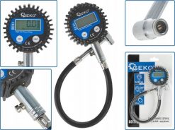 Geko Ciśnieniomierz cyfrowy – elektroniczny do kół z wężykiem (60). Ciśnieniomierze Geko. Za 65.28 zł.