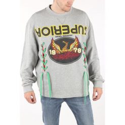 Diesel S-Fremont Bluza Szary. Szare bluzy męskie Diesel, m, bez wzorów, z bawełny, bez ramiączek, bez kaptura. Za 929.95 zł.