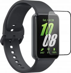 Hello Case Szkło HARTOWANE SZKIEŁKO OCHRONNE DO SMARTWATCH PMMA Samsung Galaxy Fit 3. Brązowe zegarki smartwatch Hello Case, bez wzorów. Za 21.99 zł.