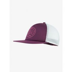 Czapka z daszkiem Rab Cirque Print Cap - mulberry/pewter. Fioletowe czapki damskie RAB, bez wzorów. Za 119.99 zł.