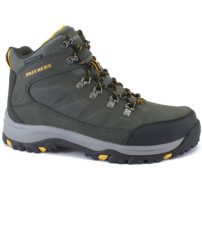 Buty trekkingowe męskie Skechers Relment Daggett. Szare trekkingi męskie Skechers, z materiału, za kostkę, bez zapięcia. Za 363.00 zł.