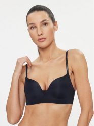 Tommy Hilfiger Biustonosz push-up UW0UW02405 Granatowy. Niebieskie biustonosze Tommy Hilfiger, bez wzorów, z syntetyku. Za 139.99 zł.