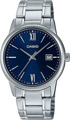 Casio ZEGAREK MĘSKI CASIO MTP-V002D-2B3 + BOX (zd223b) NoSize. Zegarki męskie Casio, bez wzorów. Za 192.24 zł.