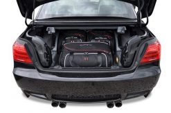 Torby Do Bagażnika Bmw 3 Cabrio 2006-2013 3Szt Kjust. Czarne torby podróżne damskie KJUST, bez wzorów, z kauczuku. Za 701.00 zł.
