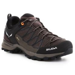 Buty trekkingowe Salewa Mtn Trainer Lite Gtx 61361-7512 brązowe. Brązowe trekkingi męskie na zimę, z gore-texu, bez zapięcia. Za 962.69 zł.