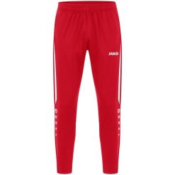 Spodnie dresowe polyesterowe Jako Power. Białe spodnie dresowe damskie Jako, bez wzorów, z dresówki, sportowe, na fitness i siłownię. Za 241.00 zł.