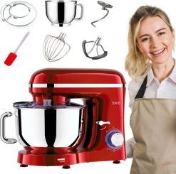 Mikser planetarny Robot kuchenny LOVIO ChefAssistant Czerwony LVSTM01RD. Czerwone roboty kuchenne Lovio. Za 679.29 zł.
