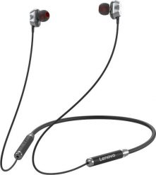 Słuchawki Lenovo Moving-Coil HE08 Czarne. Czarne słuchawki bezprzewodowe Lenovo. Za 69.00 zł.