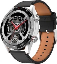 Smartwatch Gravity GT4-5 Czarno-brązowy (GT4-5). Brązowe zegarki smartwatch Gravity, bez wzorów. Za 162.93 zł.
