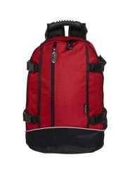 Clique Backpack II – sportowy plecak czerwony, 16 L – red. Czerwone plecaki męskie CLIQUE, bez wzorów, z gumy, sportowe. Za 175.42 zł.