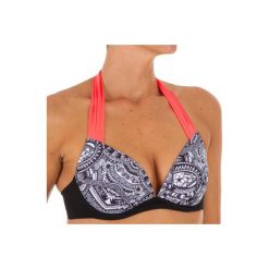 Góra kostiumu kąpielowego ELENA MAORI damska. Czarne koszulki sportowe damskie OLAIAN, bez wzorów, z elastanu, bez ramiączek. W wyprzedaży za 49.99 zł.