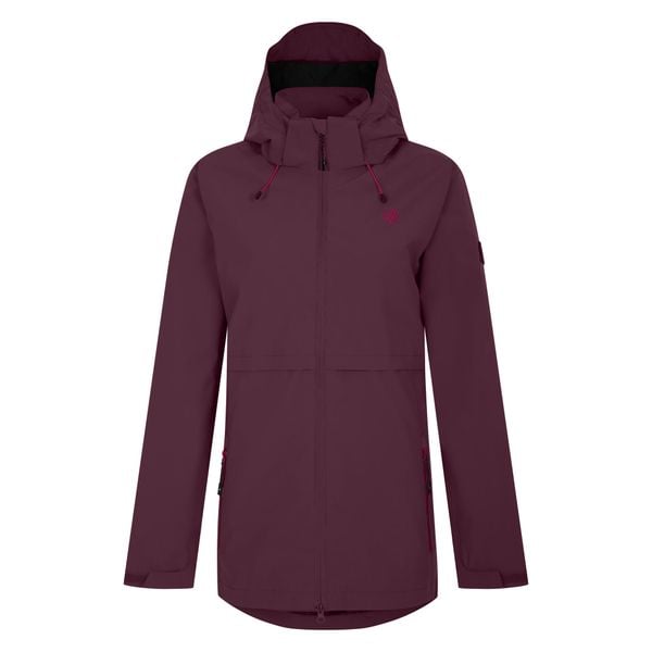 Kurtka Wodoodporna Damska Switch Up II. Fioletowe kurtki sportowe damskie Dare 2B, xl, bez wzorów, bez ramiączek, bez kaptura, trekkingowe. Za 159.99 zł.
