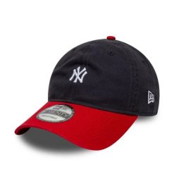 Czapka baseballowa New York Yankees New Era 9Twenty Mini Washed Contrast. Czerwone czapki damskie New Era, bez wzorów, casualowe. Za 198.00 zł.